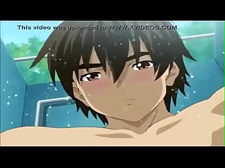 horny big tits anime fucked in pool shower