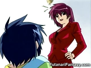 Hentai teen turns into Futanari