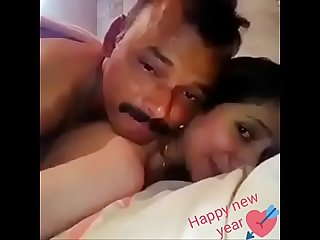 Happy new year Desi couple hard fuck and mons loudly