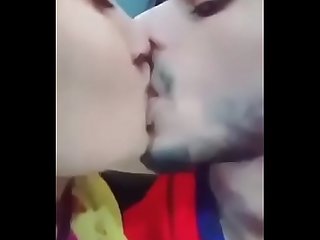 Desi sexy lover kissing