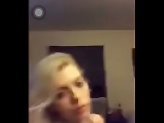 Drunk chick gives BF blowjob, Gets pussy figured, shows tits & twerks LIVE PERISCOPE