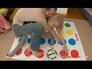 Twisted Stepfamily playing Twister