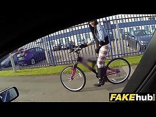 Fake cop hot cyclist with big tits and sweet ass