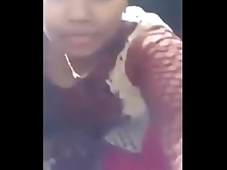 Indian girl Selfie Video big boobs show