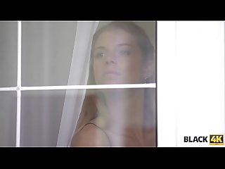 BLACK4K. White hottie needs just a giant black phallus for happiness