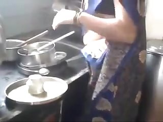 Desi indian Kannada Aunty hot navel hip