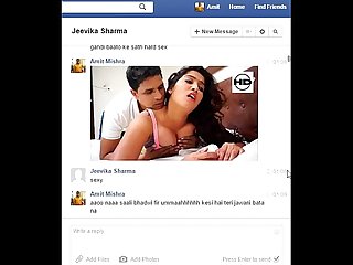 Real Desi Indian Bhabhi jeevika sharma gets seduced and rough fucked on facebook chat