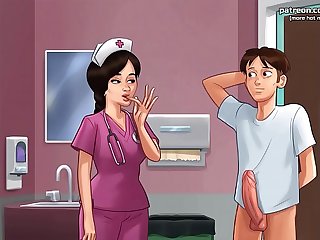 Hot sex with a mature lady and blowjob from a nurse l My sexiest gameplay moments l Summertime..