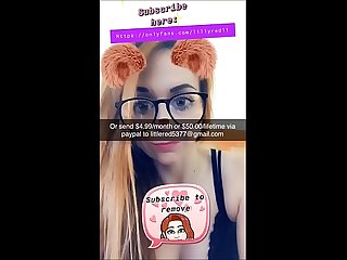Lillyred5377 premium Snapchat promo ultra sexy hot compilation