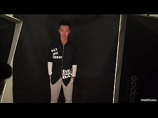 Asian model photoshoot at gay movie vids tube2
