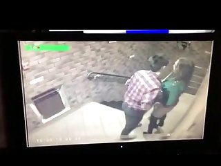 Hidden camera caught young couple fucking in hallway on spyamateur com