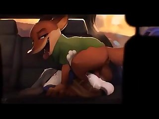 Zootopia animated yiff- Nick drops his hot sticky load all over Judy.