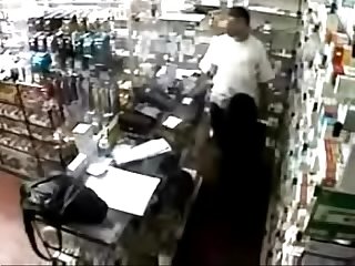 ADDICTED Cute Lady Lets Pharmacist Have Sex With her Behind the Counter for Prescription..