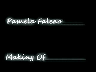 Pamela Falcao - Making-off ensaio.