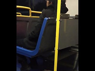 Public Wanker Jerks his Cock for Indian Milf on Public Bus pt 2