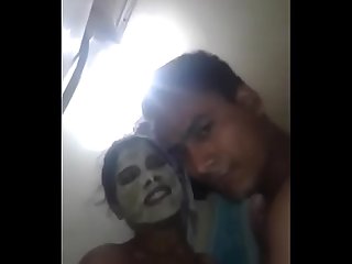 Indian couple bathroom sex