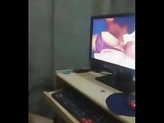 Indian gf watching porn with boyfriend