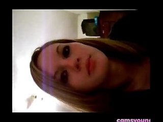 Horny Silly Selfie college girl video (360)