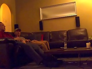 Straight Nerd with big cock agrees to masturbation and gives in to mutual on hidden cam