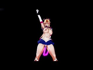 3d mmd sailor moon yuugi dances to massara blue jeans 3d cartoon sex game