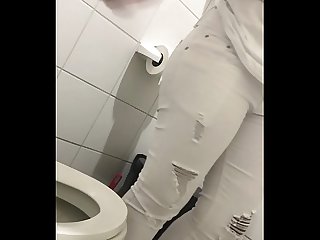 Hidden cam toilet great ass wc