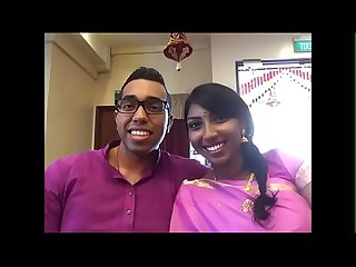 Hot indian couple enjoy Honeymoon in hotel room