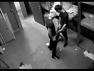 Camera Caught Two Gay Guys Humping In Warehouse