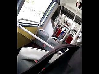 Autobus le hago una paja al de al lado