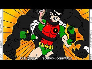 Venom vs robin homo erotic comic preview