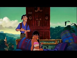 Sex scene in disney movie the Road to el dorado famous cartoons