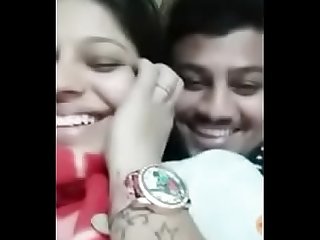 Indian Desi lovers kissing