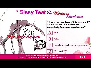 Sissy Test by Mirincon Crossdresser - http://bit.ly/2ZrJJYI