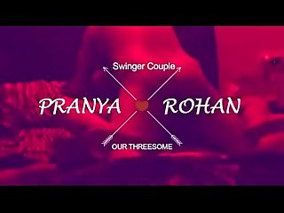 Loud Moaning Desi wife pranya in threesome with hubby friend