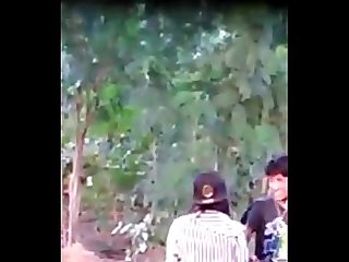 Myanmar spying young couple outdoor sex 15
