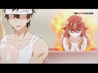 a really hot bath - hentai