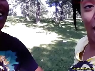 Thot fucked in the park