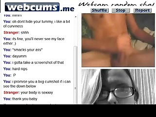 Girl with glass masturbates on random onlinedick2