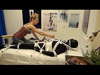 Stepdaddy Bribed for A BMW with Pantyhose Handjob - Extreme Edging and Bondage