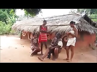 Black Villagers Orgy In Bush