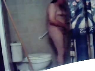 Hidden cam catches My kinky sister masturbating in toilet