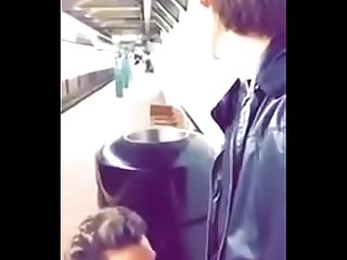 Sex in a public Subway