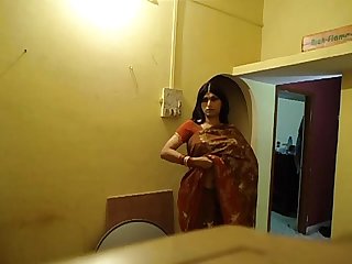 Sangeeta Desi Crossdresser Showing Boobs