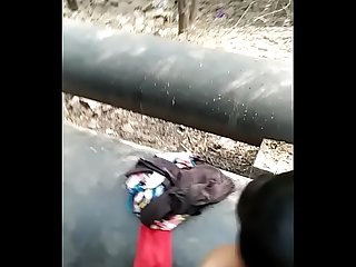 Indian girl sucking cocks out side