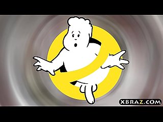 Ghostbuster parody where hot pornstars fuck in an orgy