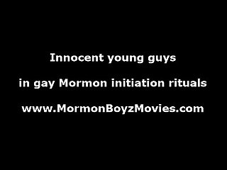Gay sex for Mormon twinks in threesome with older man