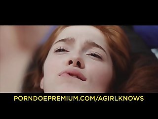 A GIRL KNOWS - Hot pussy licking video with horny lesbians Jia Lissa and Violetta