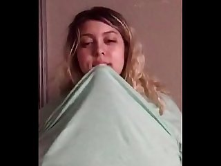 Blonde Chubby Teen Teasing And Flashing Tits On Periscope