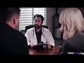 Kenzie Taylor gets fucked so hard by their family doctor while her man watches them