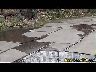 Asians leave pee puddles outdoors