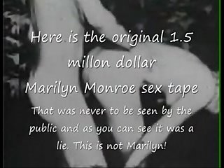 Marilyn monroe original 1 period 5 million dollar sex tape quest